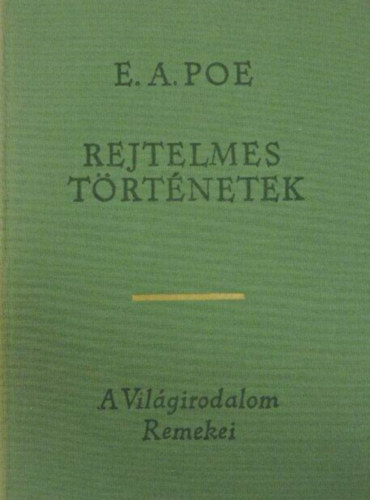 Edgar Allan Poe - Rejtelmes történetek-Mystery stories