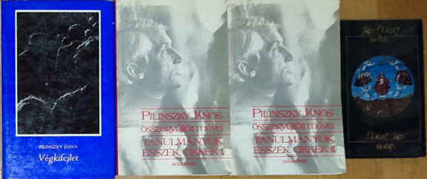 Pilinszky János - 4db Pilinszky János mű - 66 vers (angol-magyar nyelvű), Végkifejlet, Tanulmányok, esszék, cikkek I-II.