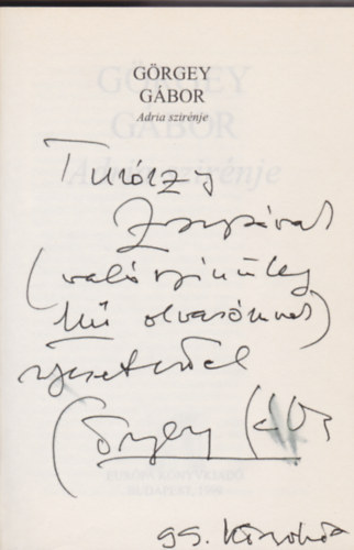 G�rgey G�bor - Adria szir�nje