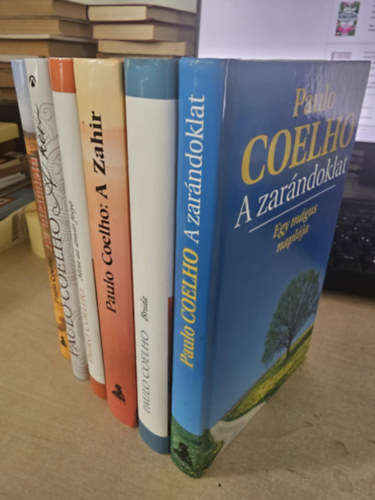 Paulo Coelho - 6db Coelho, KNYVMENT AJNLAT: Az alkimista+ A km+ Mint az rad foly+ A zahir+ Brida+ A zarndoklat