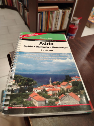 Adria autóatlasz Isztria-Dalmácia-Montenegró 1:160 000
