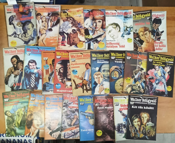 Rex Gordon - Walker felgyel krimisorozat 1-25. ktet (19. szm hinyzik)