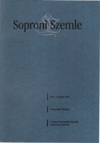 Dominkovits Pter Askercz va - Soproni Szemle 2001. 4. szm