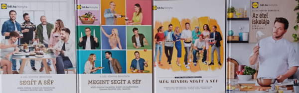 Szll Tams - Lidl szakcsknyvek 4 db: Segt a sf + Megint segt a sf +  Mg mindig segt a sf  + Az tel iskolja