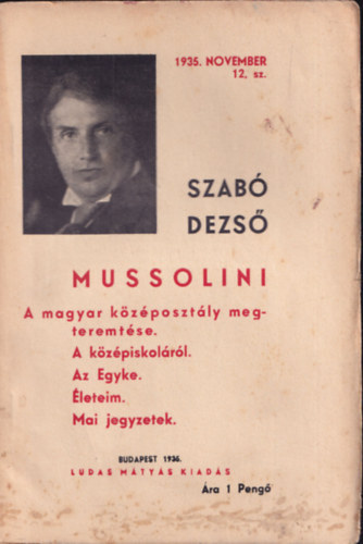 Szab Dezs - Mussolini