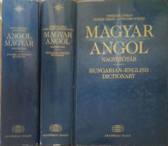 Orsz�gh L�szl�; Fut�sz Dezs�; K�vecses Zolt�n; Magay Tam�s - Angol-magyar �s Magyar-angol Nagysz�t�r