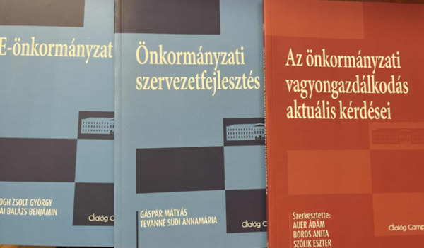 E-nkormnyzat + nkormnyzati szervezetfejleszts + Az nkormnyzati vagyongazdlkods aktulis krdsei (3 m)
