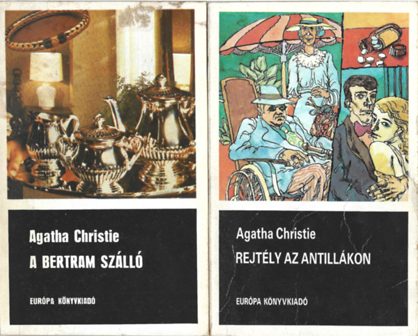 Agatha Christie - 2 db knyv, A Bertram szll, Rejtly az Antillkon