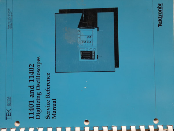 11401 and 11402 Digitizing Oscilloscope - Service Reference Manual