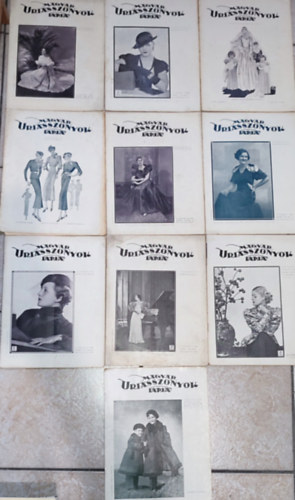 Kertész Béla szerk. - 10db Magyar Uriasszonyok Lapja folyóirat - 1935. február 20./március 1./április 20./május 10./május 20./június 10./június 20./július 1.; 1937. május 10./december 10.