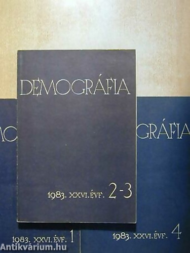 Demogr�fia 1982. XXV. �ff. 2-3