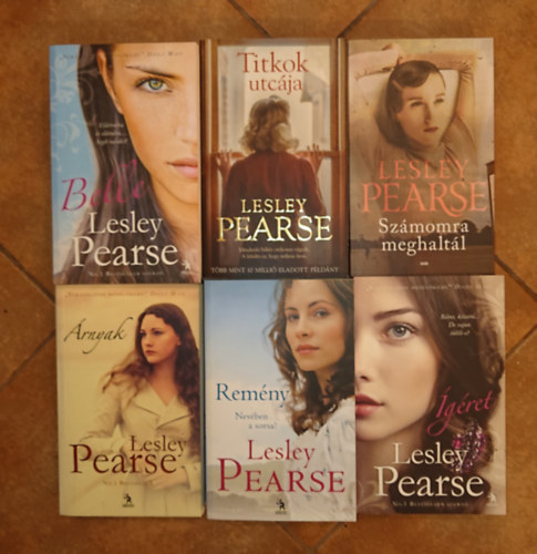 Lesley Pearse - 6 romantikus regény Lesley Pearse-től: Árnyak, Ígéret, Remény, Számomra meghaltál, Belle, Titkok utcája