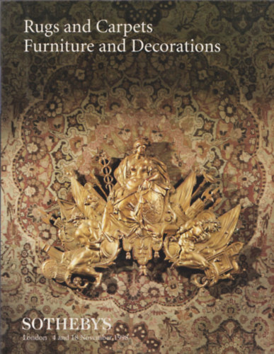 Sotheby's - Rugs and Carpets Furniture and Decorations (London - 4 and 18 November 1998)