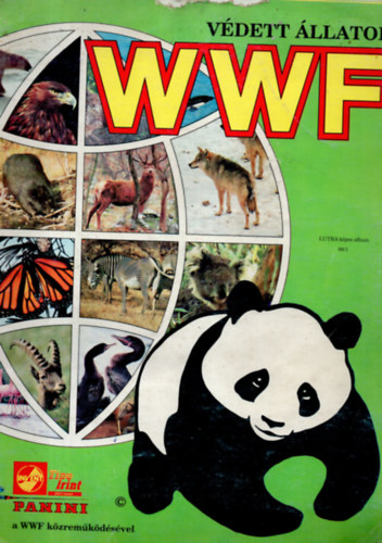 Vdett llatok WWF matrics album ( Lutra kpes album 89/1 )