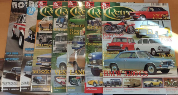 7 db Retro mobil �s/vagy Rozsdakupac magazin, sz�rv�nysz�mok