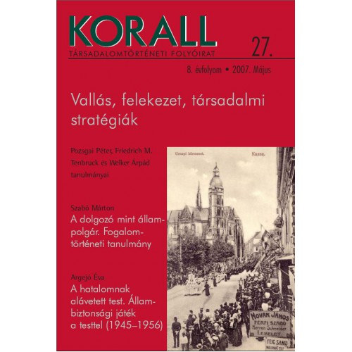 Korall Trsadalomtrtneti Folyirat 2007/27.