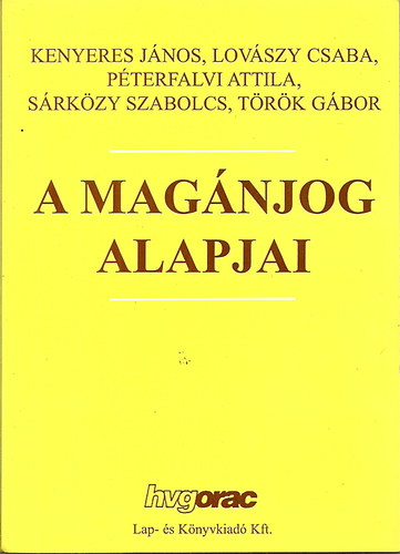 Kenyeres-Lovszy-Pterfalvi-Srkzy-Trk - A magnjog alapjai