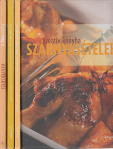 3 db. Kreat�v konyha (Sz�rnyas�telek + Sajtos �telek + Keny�rs�t�s)