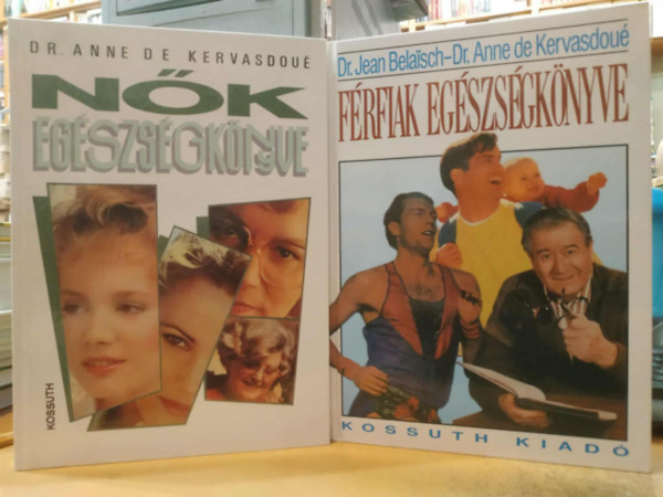 Dr. Jean, Dr. Anne de Kervasdou Belaisch - 2 db Nk egszsgknyve + Frfiak egszsgknyve