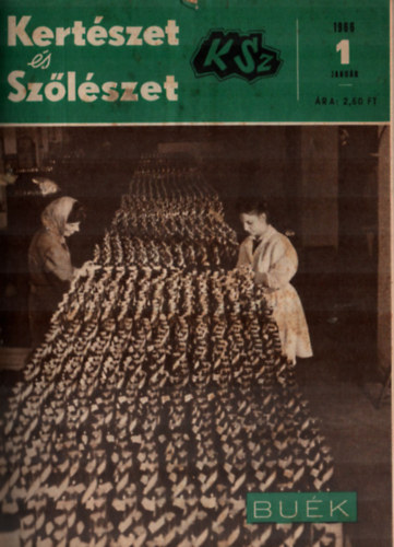 Dr. Fey�r Piroska - Kert�szet �s sz�l�szet 1966. teljes �vfolyam, - egybek�tve. (teljes)