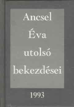 Ancsel �va - Ancsel �va utols� bekezd�sei