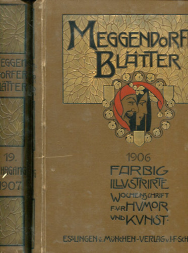Több szerző - 2 kötet Meggendorfer Blatter - 64. Band (1906) & 68. Band (1907)