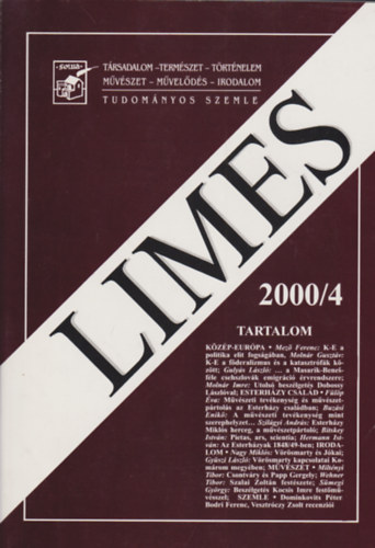 Virg Jen  (fszerkeszt) - Limes 2000/4 (Tudomnyos szemle)