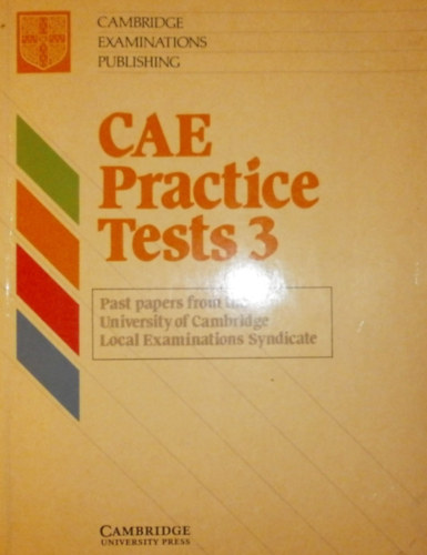 CAE Practice Tests 3. Student's Book