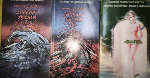 Massimo Bontempelli Komacu Szakjo - 3db Kozmos Fantasztikus K�nyv - Komacu Szakjo-A s�rk�ny hal�la I-II., Massimo Bontempelli-Kaland a panzi�ban