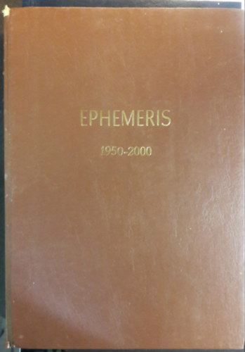 Ephemeris for 1950-2000