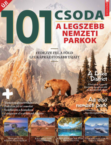 Fles Bookazine - 101 Csoda - A legszebb nemzeti parkok