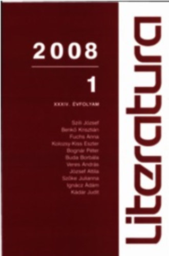 Veres Andr�s szerk. - Literatura 34. .2008/1