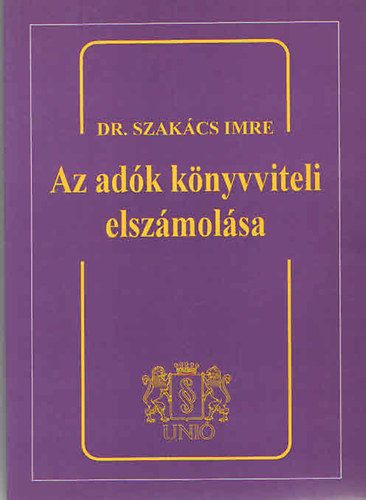 Dr. Szakcs Imre - Az adk knyvviteli elszmolsa 1997