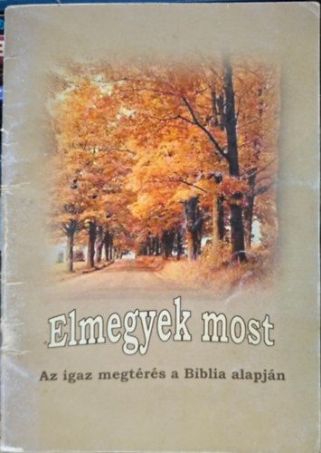 Diriczi Tibor - Elmegyek most - igaz megt�r�s a Biblia alapj�n