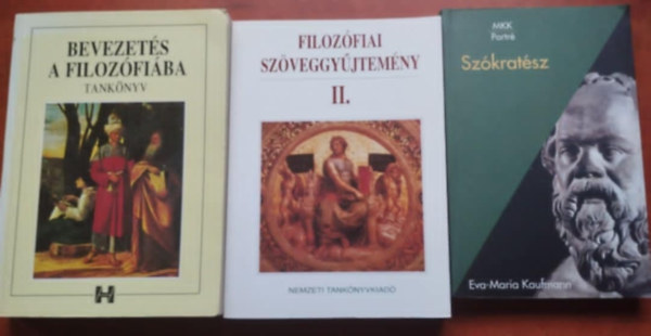 Steiger Korn�l  Eva-Maria Kaufman (szerk.), D�r�mb�zi J�nos (szerk.) - 3db filoz�fia k�nyv:Bevezet�s a filoz�fi�ba,Filoz�fiai gy�jtem�ny II,Sz�krat�sz