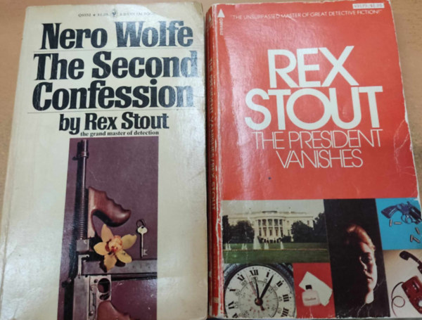 Rex Stout - Nero Wolfe: The Second Confession + The President Vanishes (2 ktet)
