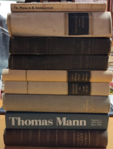 Thomas Mann - 9 kötet Thomas Mann mű (címek a termékleírásban!)