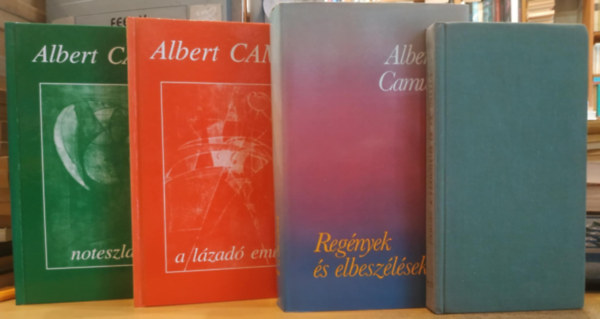 Albert Camus - 4 db Albert Camus: A szmzets s az orszg;Regnyek s elbeszlsek; A lzad ember; Noteszlapok I. (1935. mjus - 1942. februr)