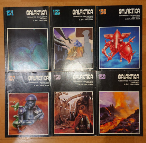 6 szm a Galaktika magazinbl:  Galaktika 154, Galaktika 155, Galaktika 156, Galaktika 157, Galaktika 158, Galaktika 159