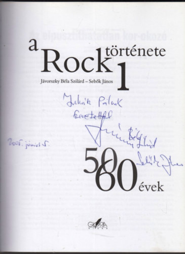J�vorszky B.Sz.-Seb�k J. - A rock t�rt�nete 1.