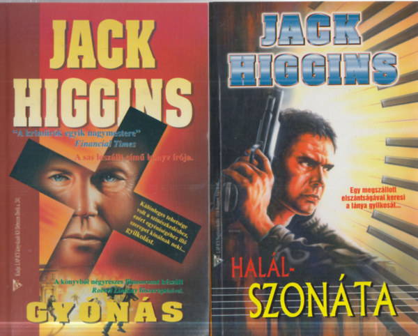 Jack Higgins - 2 db. krimi (Gyónás + Halálszonáta)