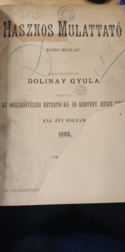 Hasznos Mulattató - képes hetilap egybekötve