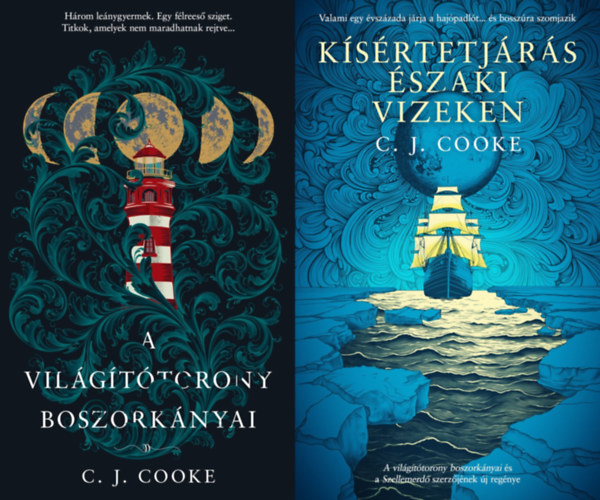 C. J. Cooke - 2 db C. J. Cooke regény: A világítótorony boszorkányai + Kísértetjárás északi vizeken