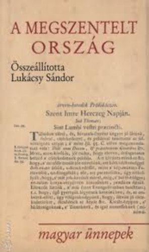 Lukcsy Sndor - A megszentelt orszg